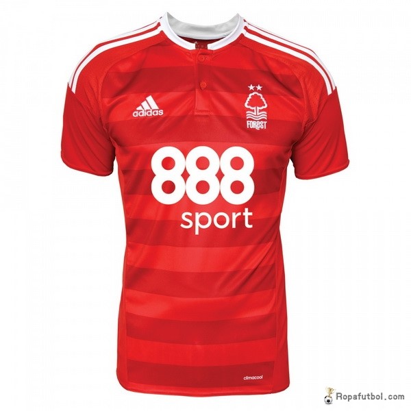 Camiseta Nottingham Forest Replica Primera Ropa 2016/17 Rojo